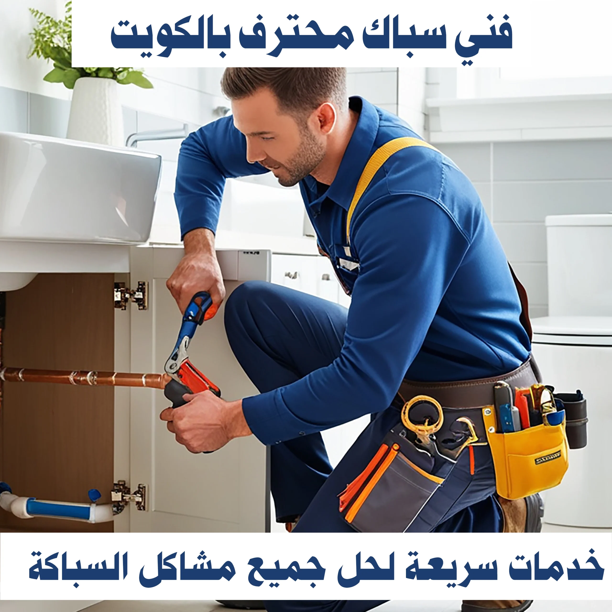 فني سباكة محترف بالكويت